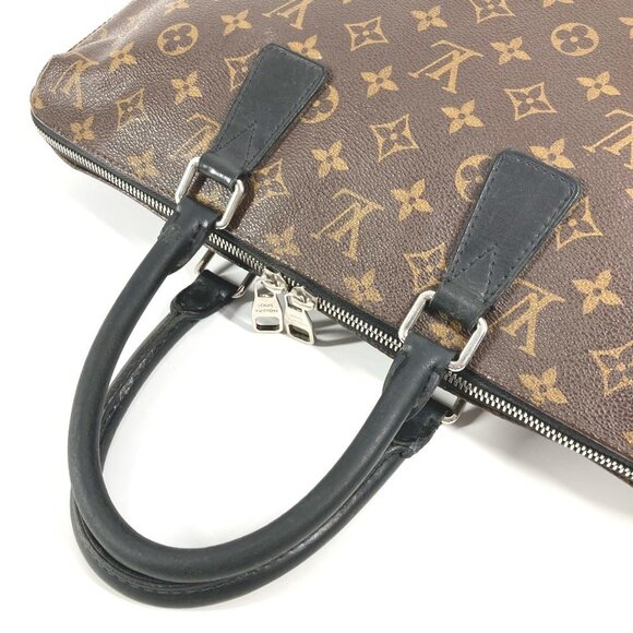 LOUIS VUITTON Authentic Black Monogram Canvas Bag - Picture 8 of 16